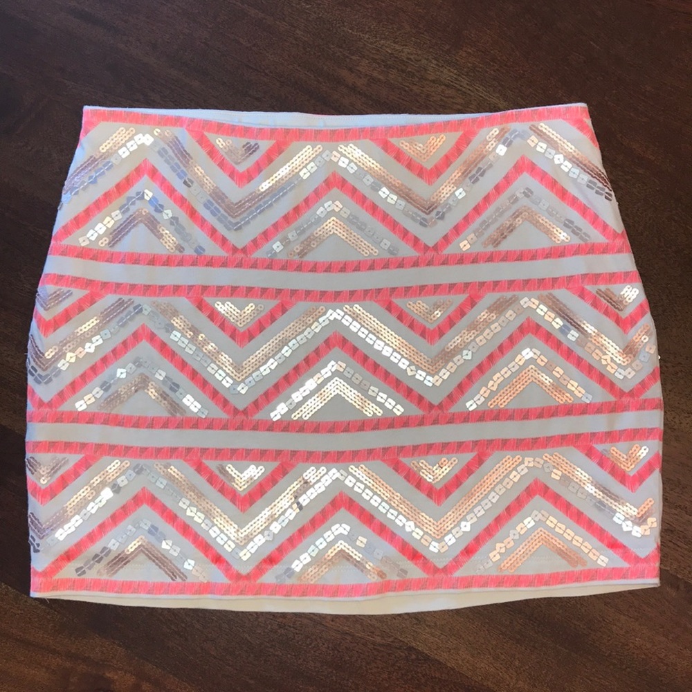 Express Aztec mini skirt